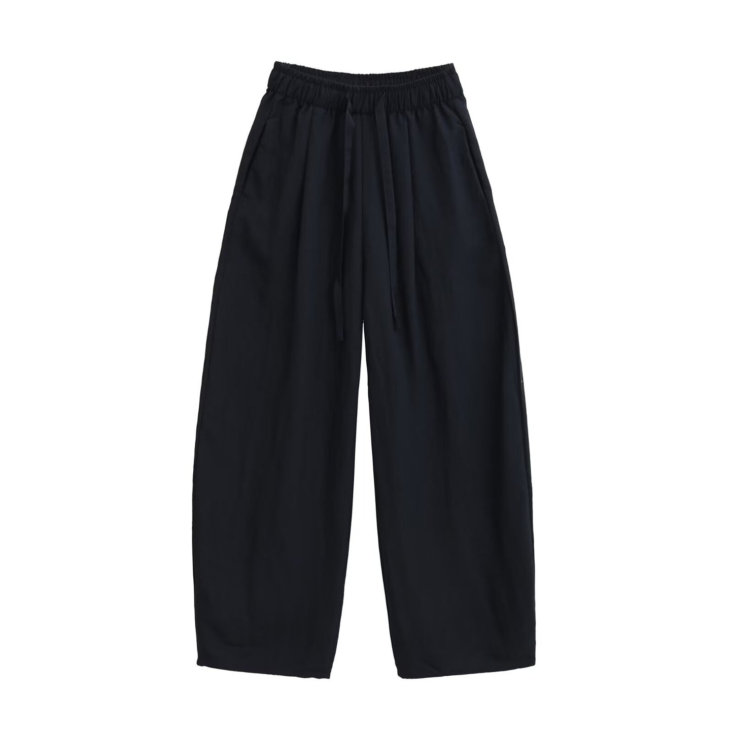 Tencel linen wide leg pants